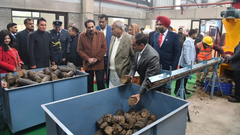 Horticulture waste disposal plant inaugurated in Chandigarh