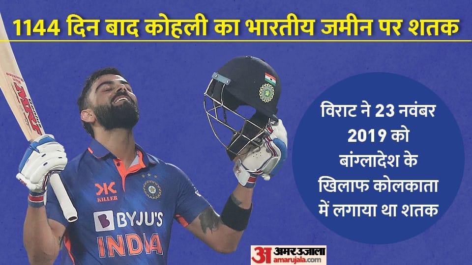 IND vs SL Virat Kohli hit his second consecutive century in ODIs broke this big record of Sachin Tendulkar