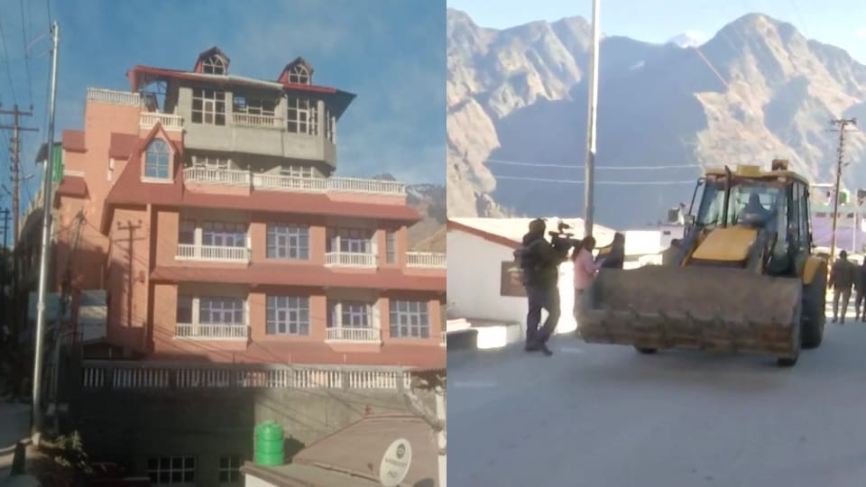Joshimath Sinking This is crumbling mountain of greed of Hotels owner
