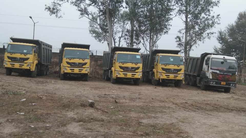 Police arrested eight people doing illegal mining in Pathankot