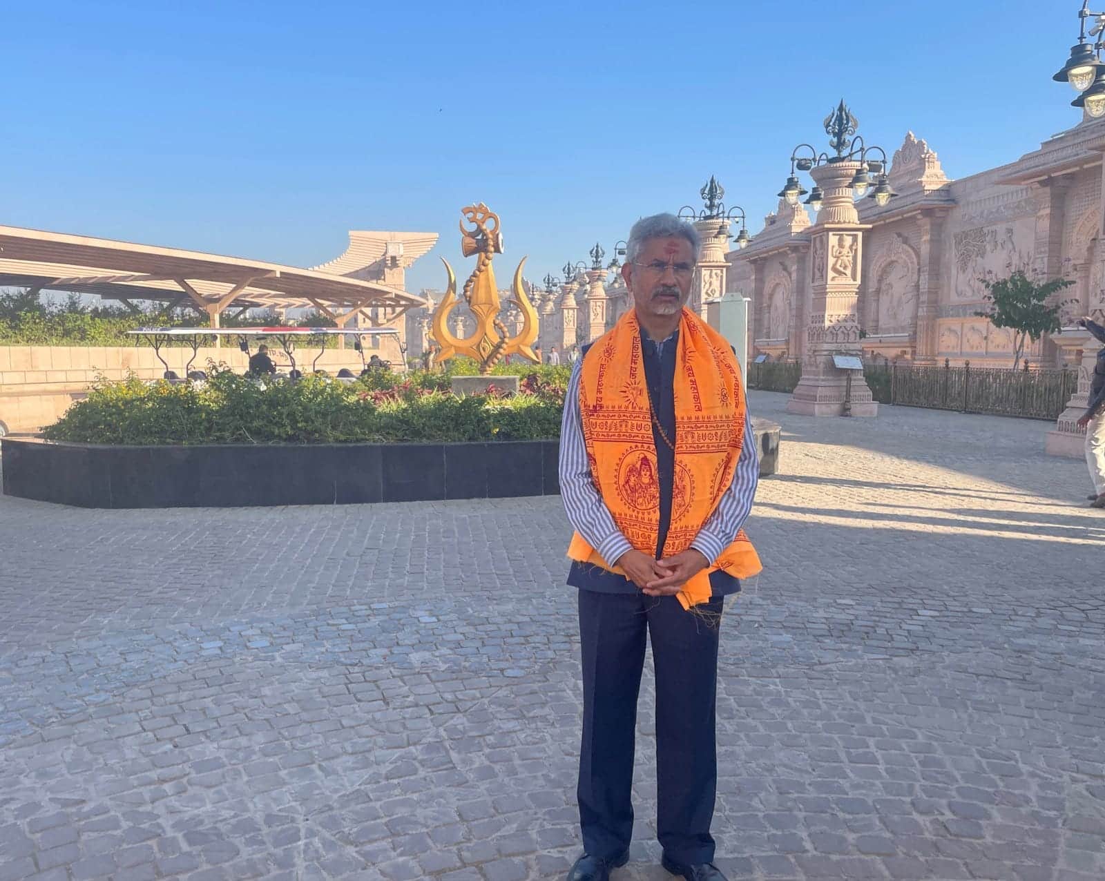 External Affairs Minister S Jaishankar Visits Mahakaleshwar in Ujjain, seeks World Peace