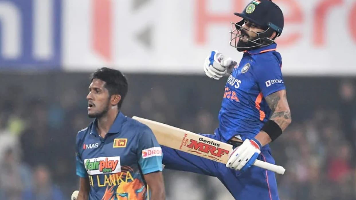 Video watch Virat Kohli celebration after scoring a century said luck is necessary