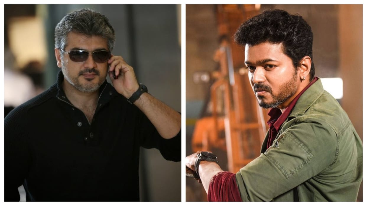 Ajith Kumar Fans tore posters of Vijay starrer Varisu And Vijay fans tore posters of Ajith Kumar Thunivu