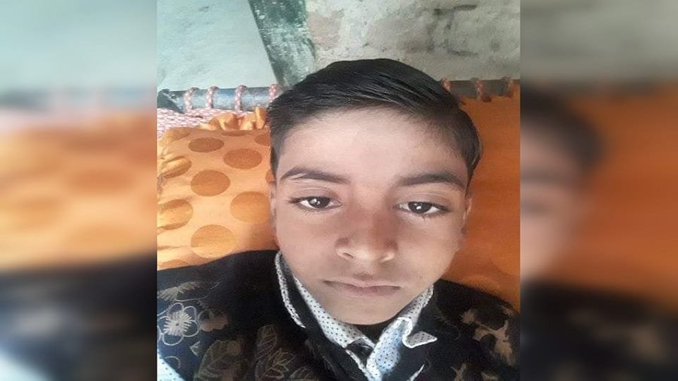 Eight year old child died due to strangulation in a swing made of cloth in Badaun