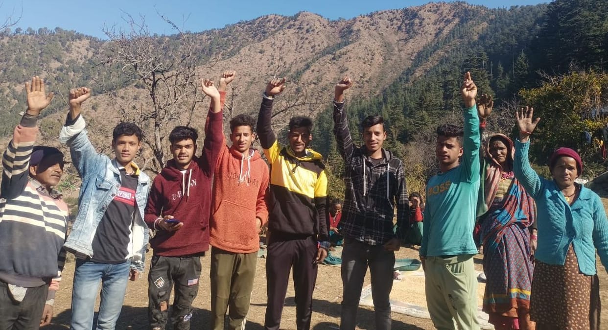 Villagers agitated over leaving the road incomplete