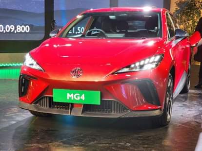 Auto Expo 2023 MG Motor officially showcase MG4 electric hatchback in India