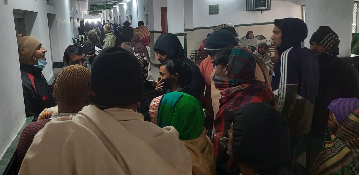 Skin getting dry due to lack of water, patients coming to OPD