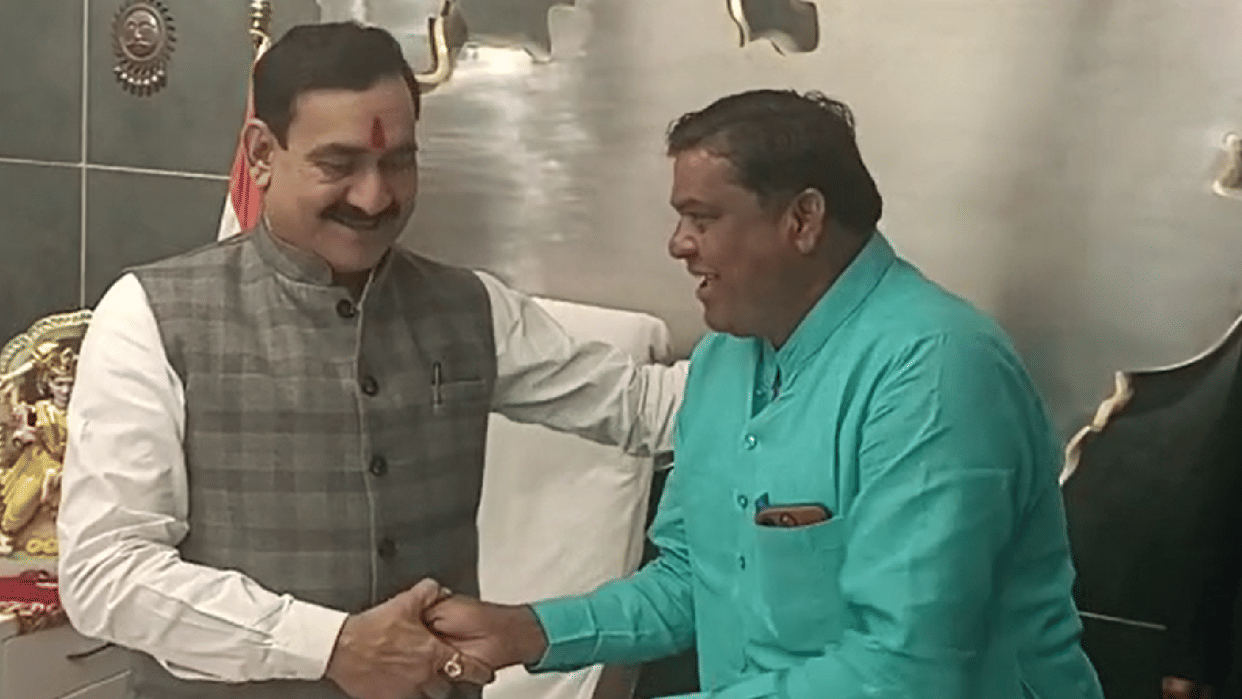 After Getting Relief From MP High Court, Congress MLA Kushwaha thanks Narottam Misra