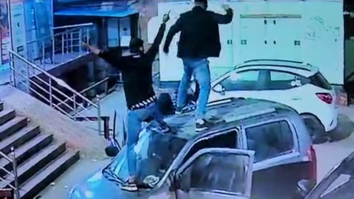 PHOTO: Drunken youth created ruckus near SSP residence, police lathicharged, four arrested