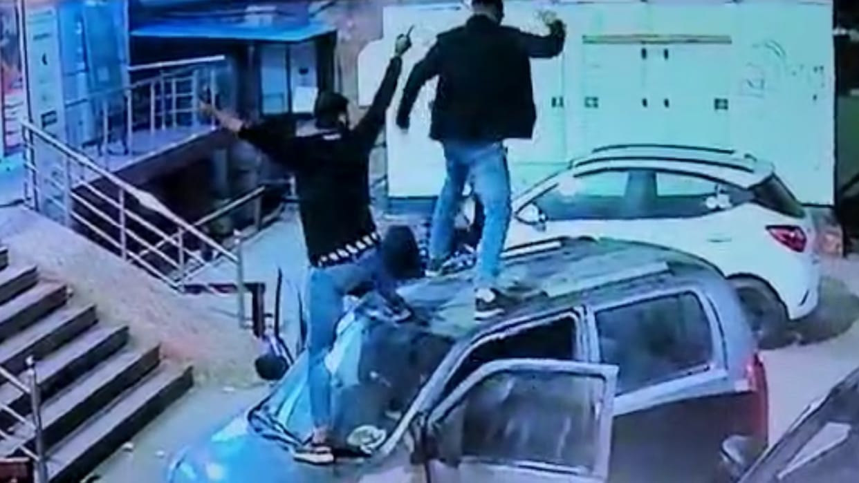 PHOTO: Drunken youth created ruckus near SSP residence, police lathicharged, four arrested