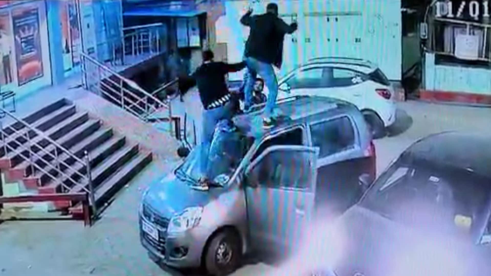PHOTO: Drunken youth created ruckus near SSP residence, police lathicharged, four arrested