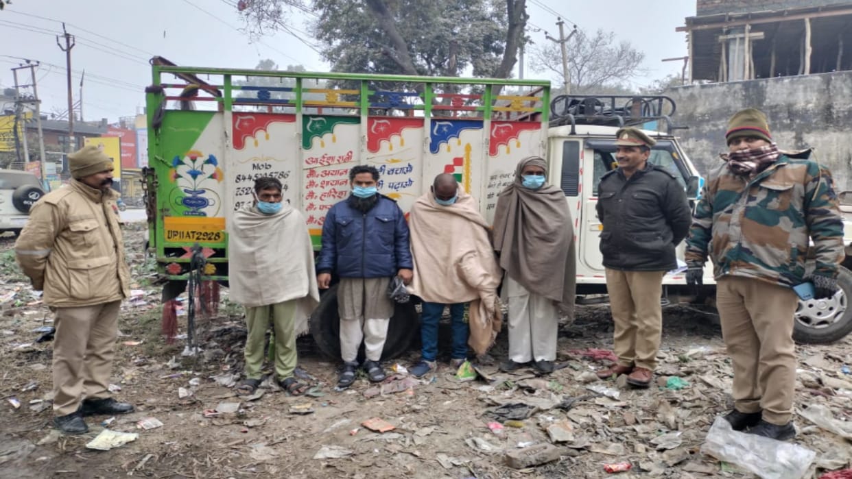 Four cattle thieves were arrested after an encounter in Saharanpur and many big secrets were revealed