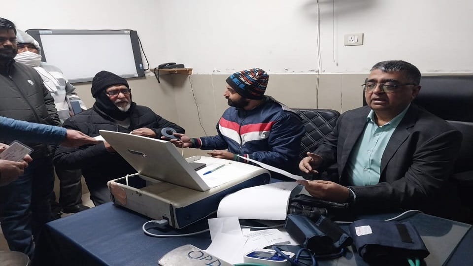 Free test of pacemaker in 150 patients in medical college Aligarh