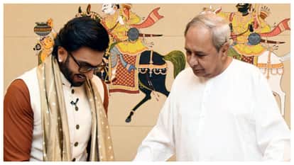 Chief Minister Naveen Patnaik Meets Ranveer Singh Ahead Of Hockey World Cup opening ceremony