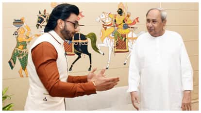 Chief Minister Naveen Patnaik Meets Ranveer Singh Ahead Of Hockey World Cup opening ceremony