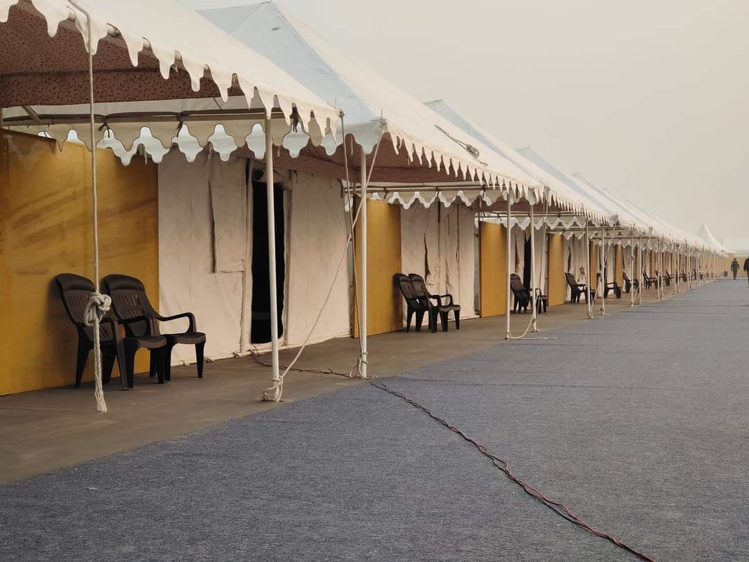 Tent city will be made in Kashi again.