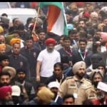 पंजाब में राहुल गांधी की भारत जोड़ो यात्रा।