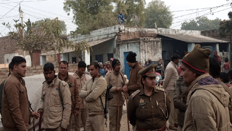 जटोई में विवाद के बाद पुलिस तैनात