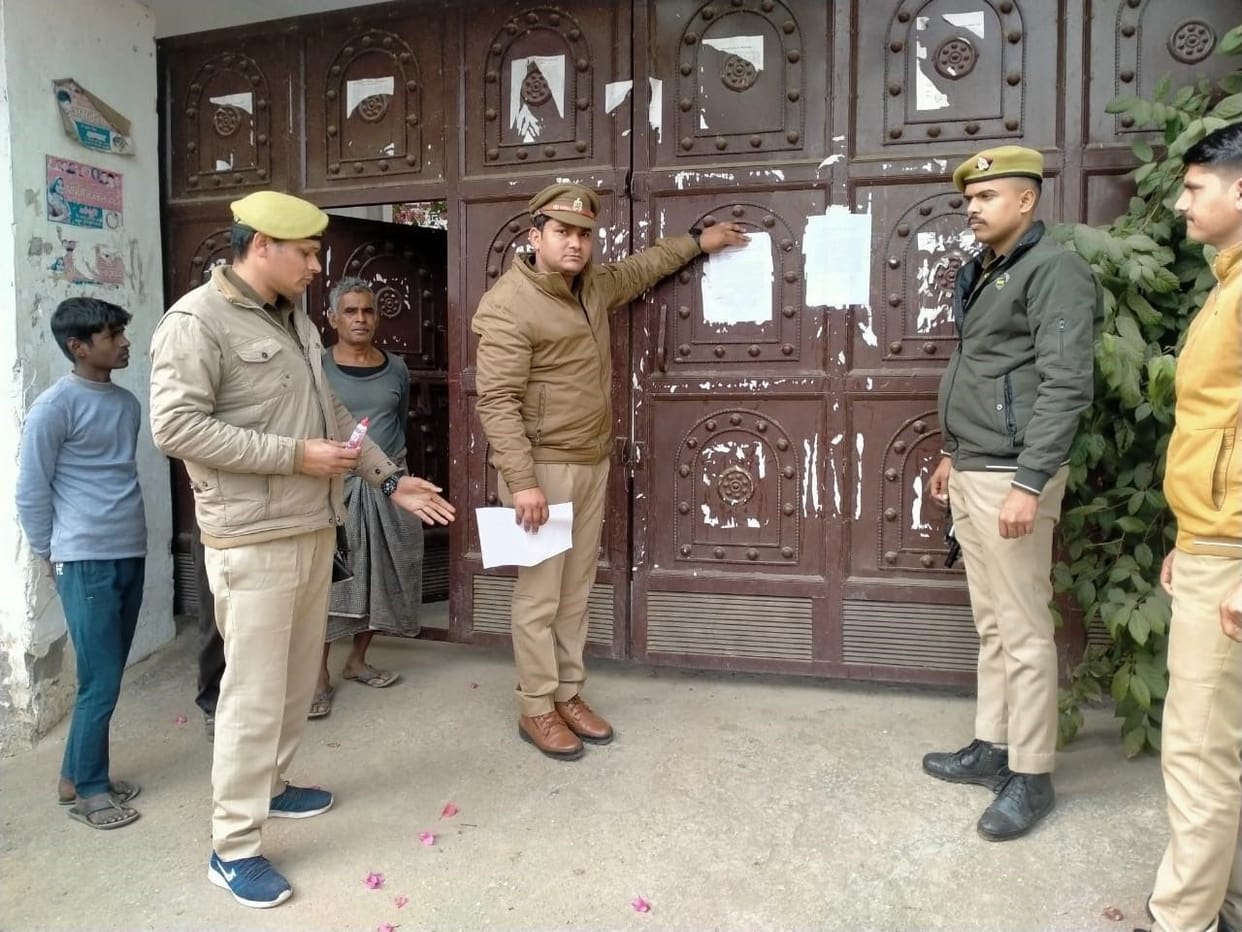 Contempt notice pasted at former MLA's residence