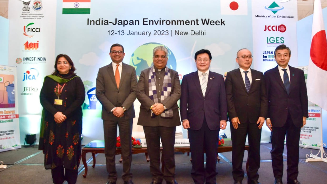 Environment Minister Bhupendra Yadav met Japanese counterparts discussed strengthening bilateral cooperation