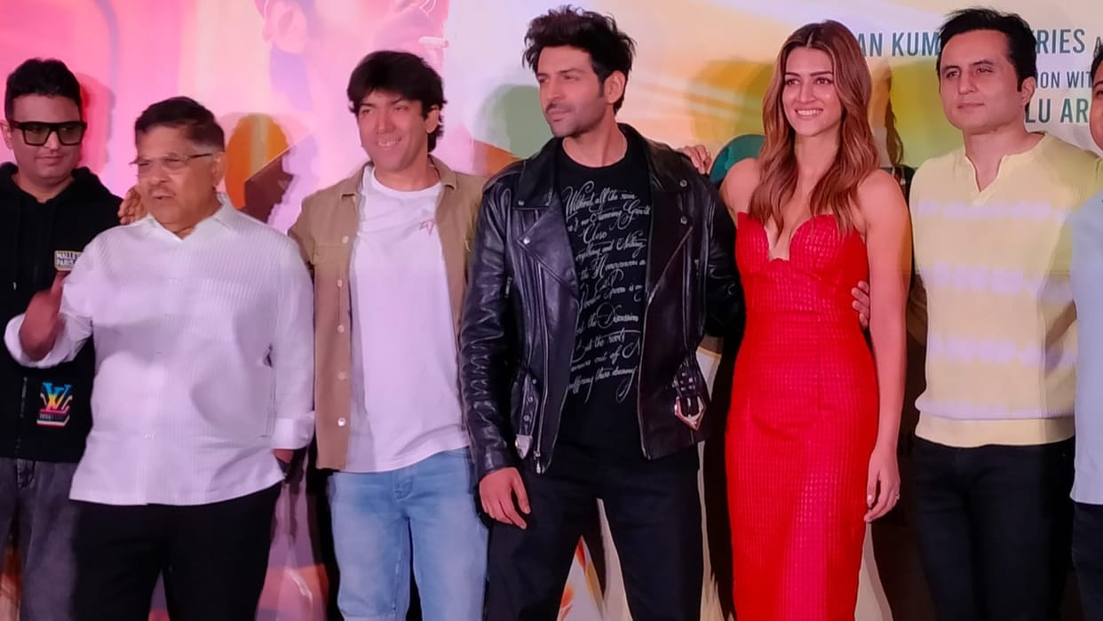 Shehzada trailer Released Kartik Aaryan Kriti Sanon Rohit Dhawan talks about the film in Launch event