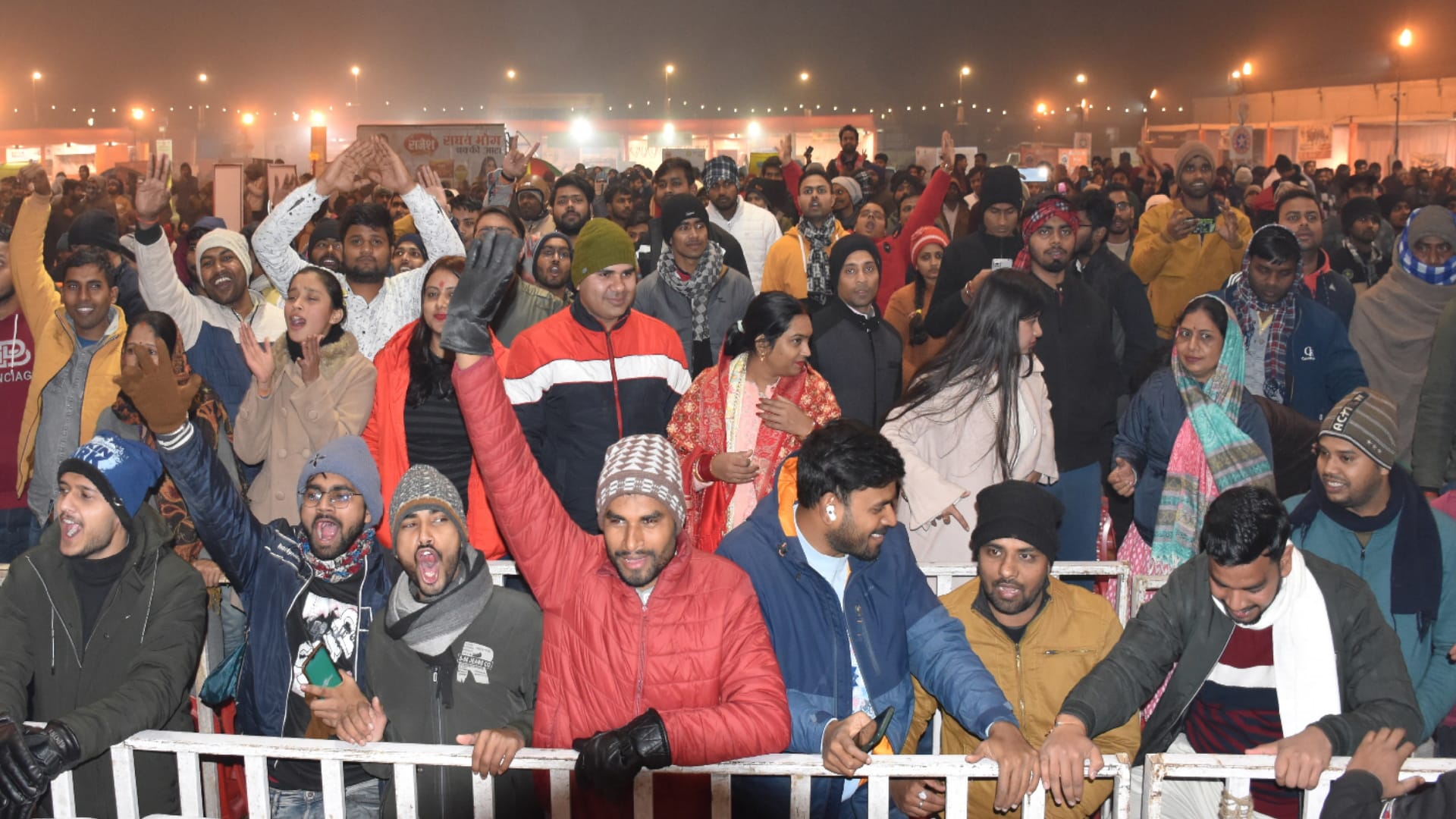 Sufi singers Kailash Kher and Aman Trikha performed at Bollywood Night of Gorakhpur Festival