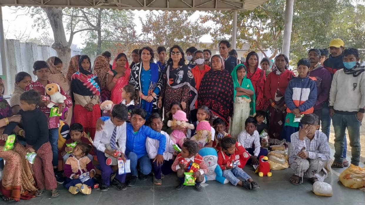 Unique campaign of 200 families living in Gemini Gardenia gorakhpur
