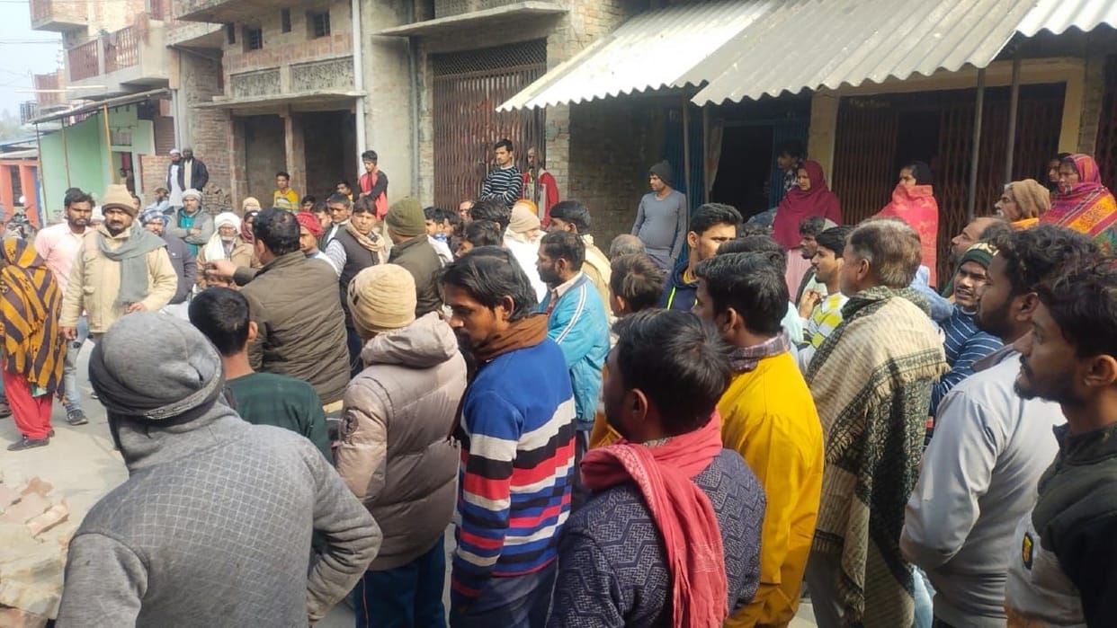 Drain dispute deepens in Govindganj, villagers stop work