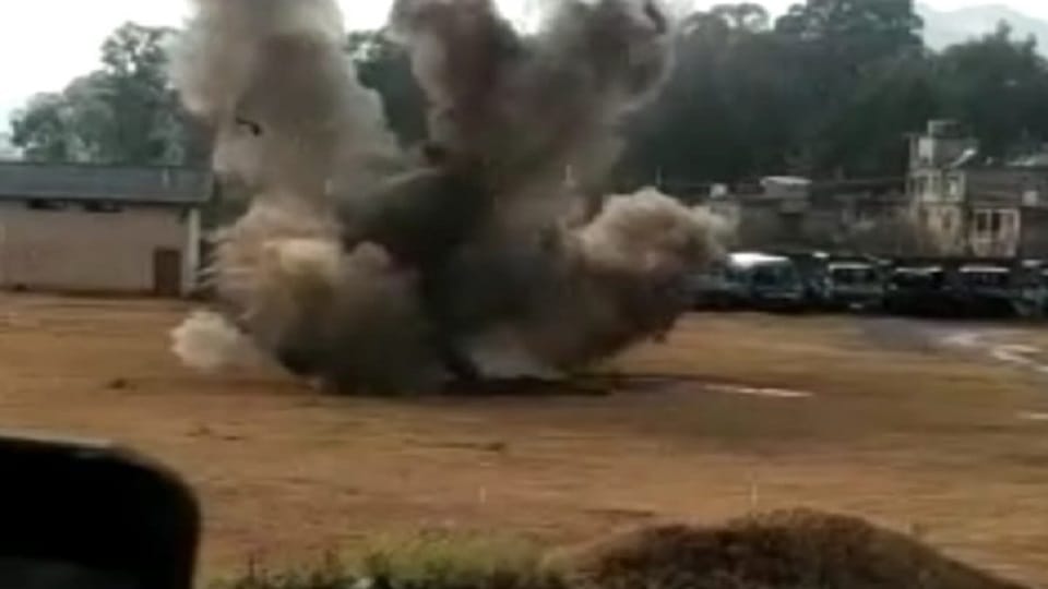 Hand grenade found in Poonch police line ground, bomb disposal squad defused