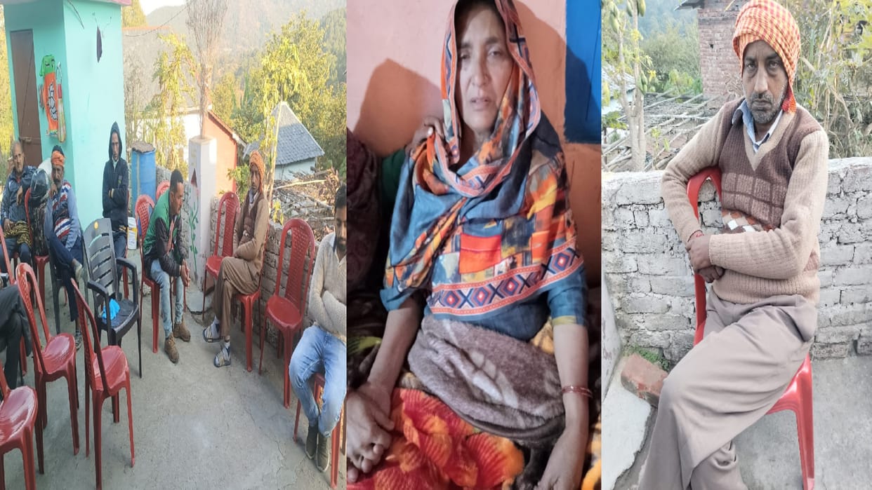Martyr Jawan Amit Sharma: Stony eyes waiting for son's last sight, parents in shock