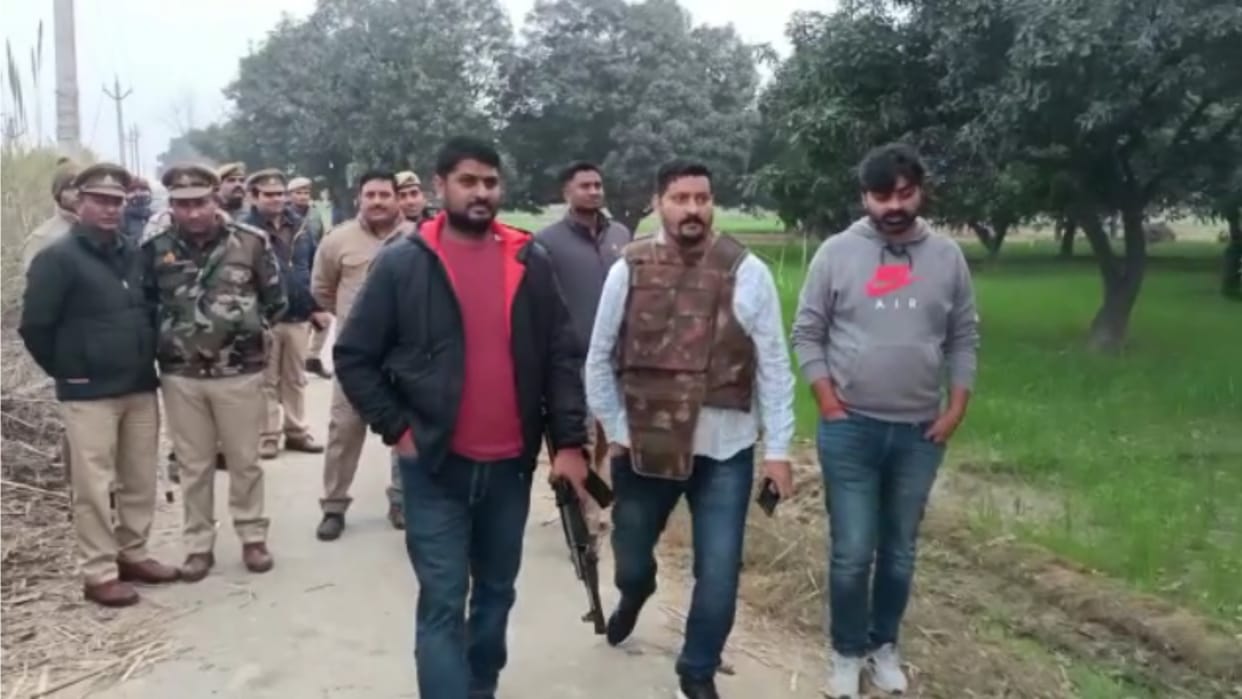 Meerut: 50 thousand prized accused Crook Sajan has shot in an encounter by police and see photos