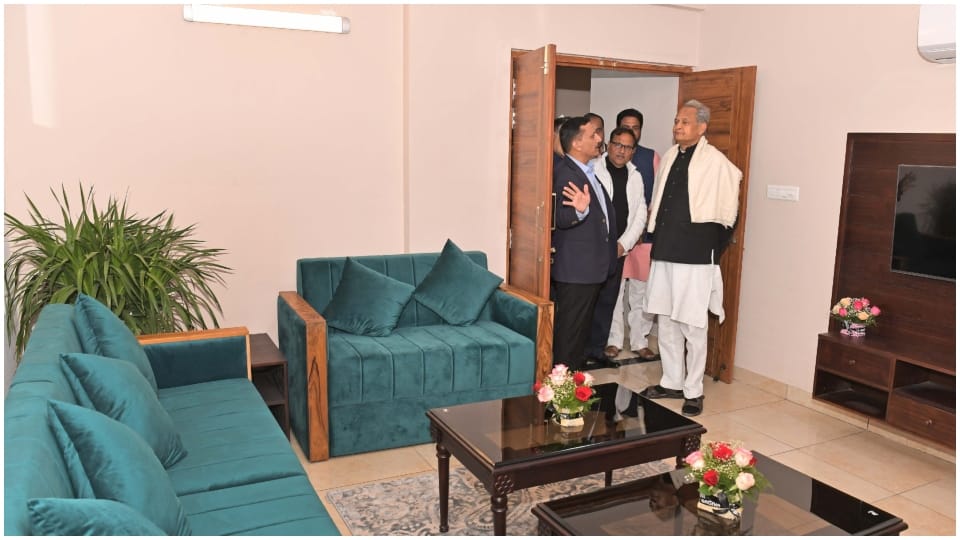 Rajasthan MLA Housing Scheme CM Ashok Gehlot liked flats of MLAs