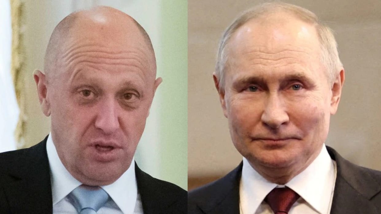 ukrain war russia removed his top commander sergei surovikin vladimir putin vs wagnor group founder Yevgeny Pr