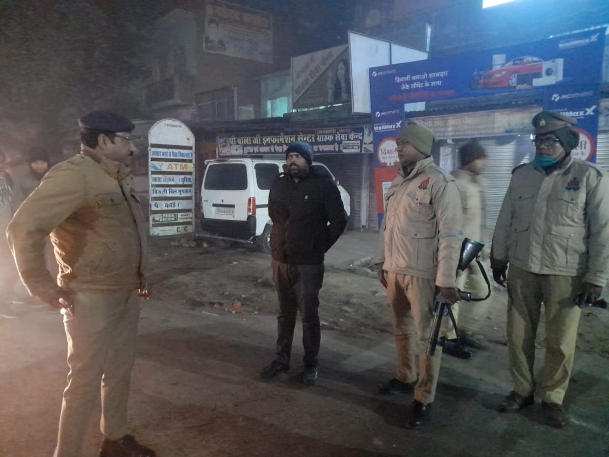 Police team met each other on the border during patrolling