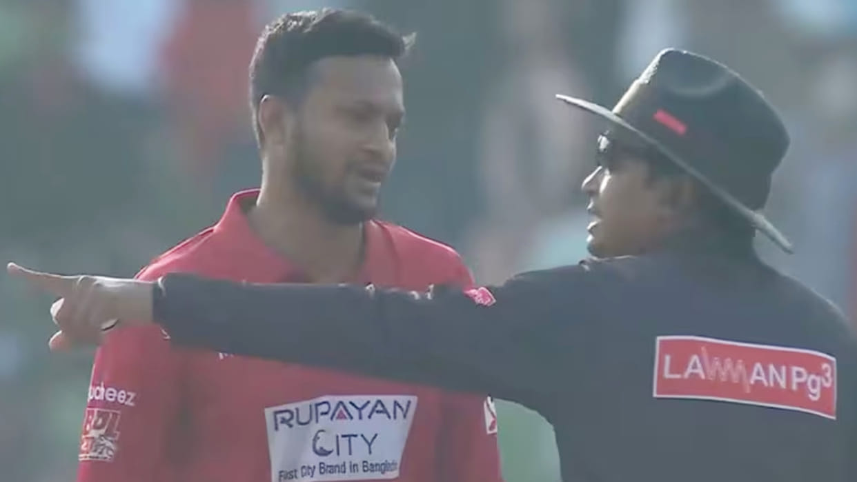 Shakib Al Hasan Confronts Umpire Again In Bangladesh Premier League Match; Video Goes Viral
