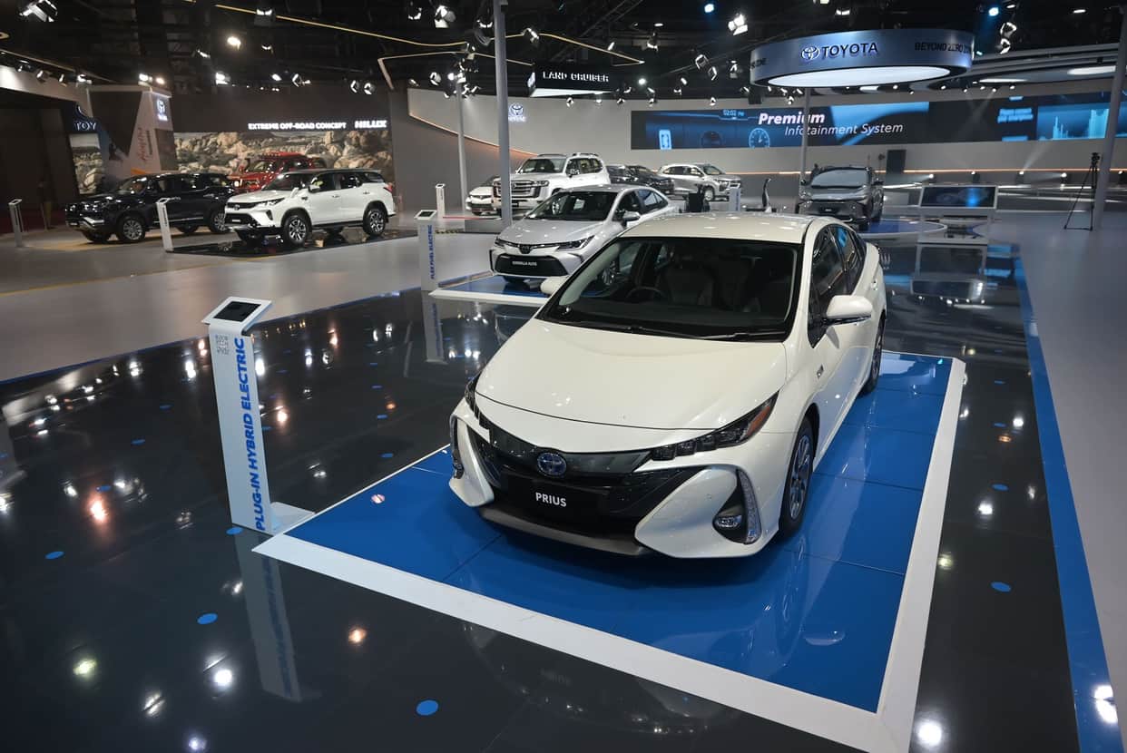 Auto Expo 2023 Toyota Kirloskar Motor TKM displays its exciting range of products and technologies