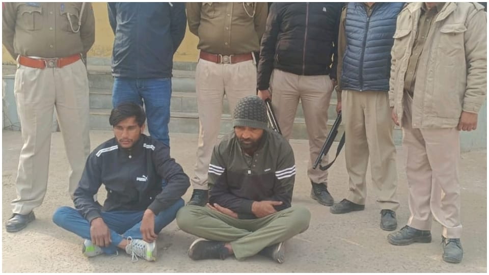 Two accused of sextortion arrested youth troubled by blackmailing committed suicide in Bharatpur