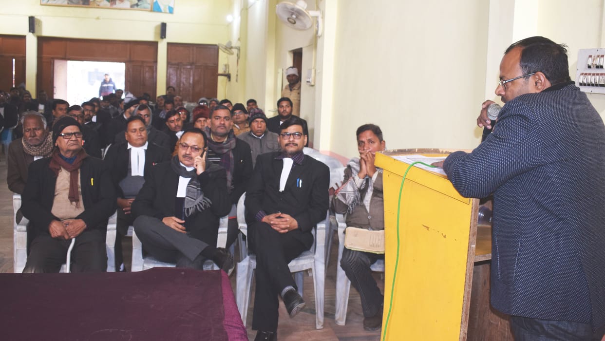 mainpuri advocates strike