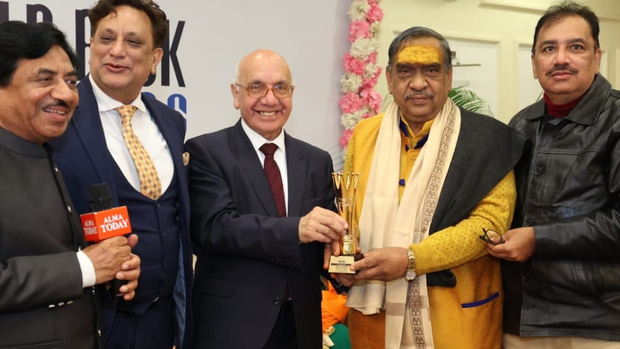 Acharya Sharma honored for remarkable works in the field of religion, astrology and spirituality