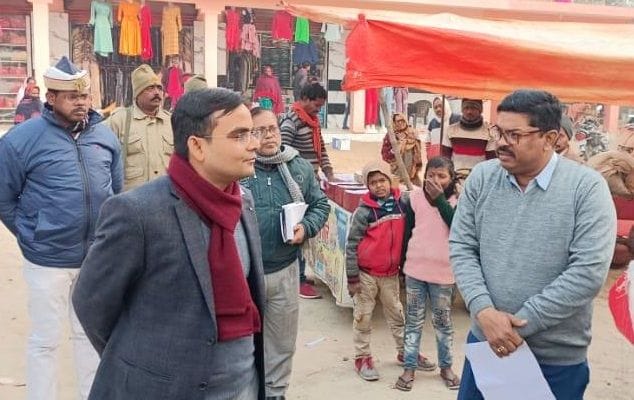 dm inspected regarding khichadi mela