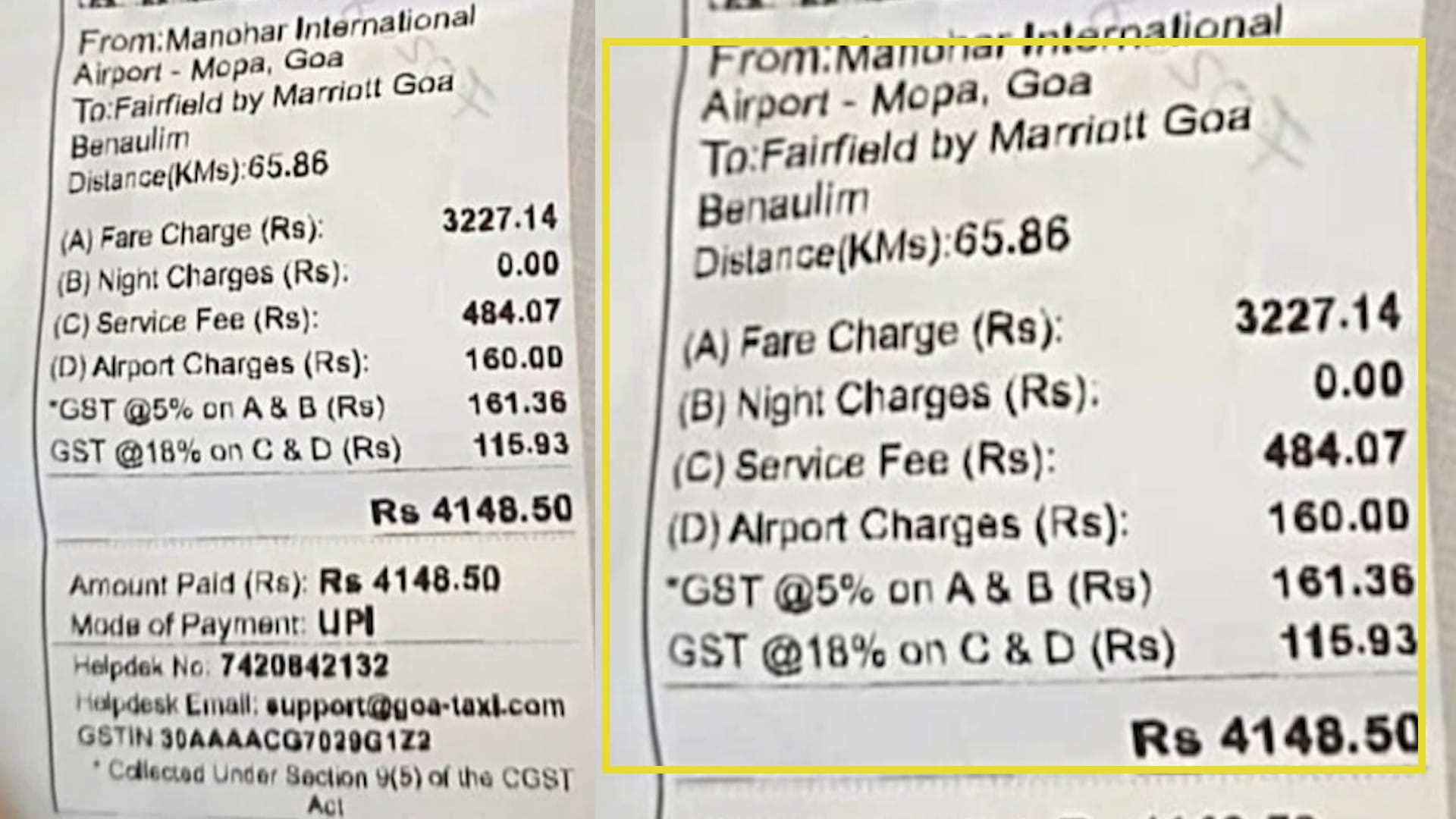 Goa Taxi Rate Is Higher Than Travelling Ticket Goa Tourism Taxi Driver Demand High Price in Hindi