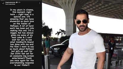 Pathan Trailer Launch Shahrukh Khan John Abrahim Shared a Post Related to movie Release