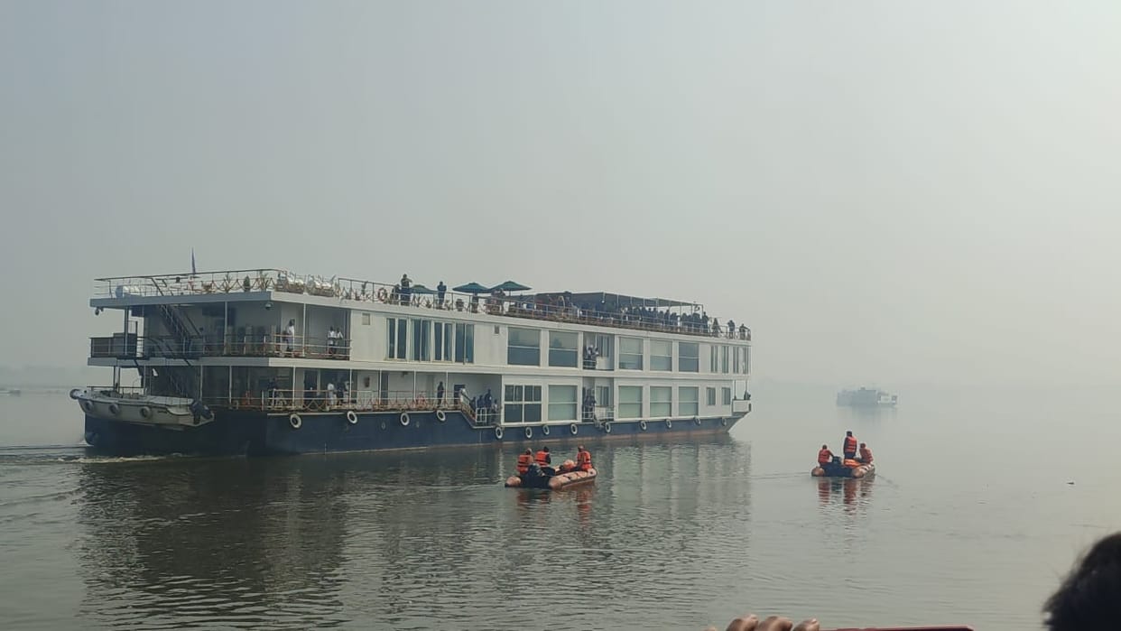 Ganga vilas cruise: Ministry's claim, Ganga Vilas Cruise in Chhapra did not get stuck in water, reason given