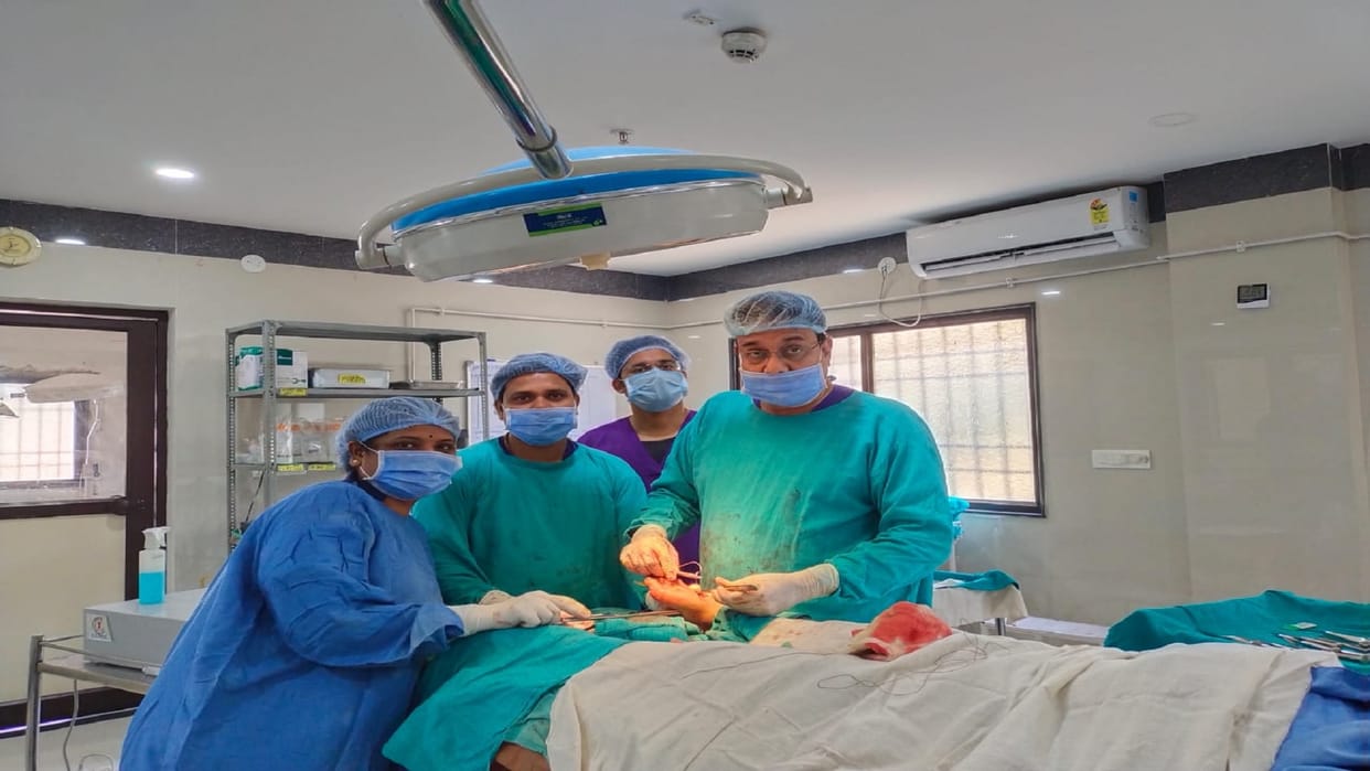 Durg Two different high risk cases were successfully operated in district hospital