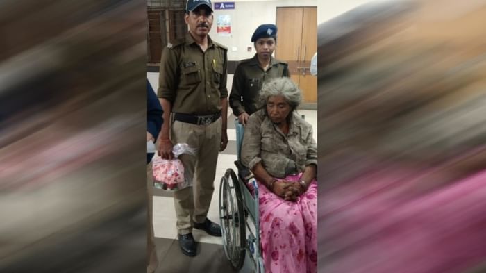 लापता महिला पुलिस को मिली।