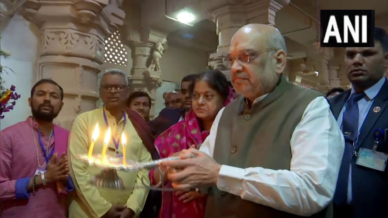 Gujarat celebrates Uttarayan festival; Amit Shah, CM Patel join in kite flying
