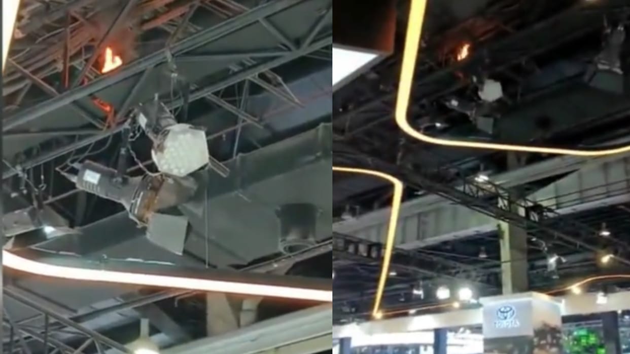 Auto Expo 2023 fire breaks out in toyota pavilion after short circuit