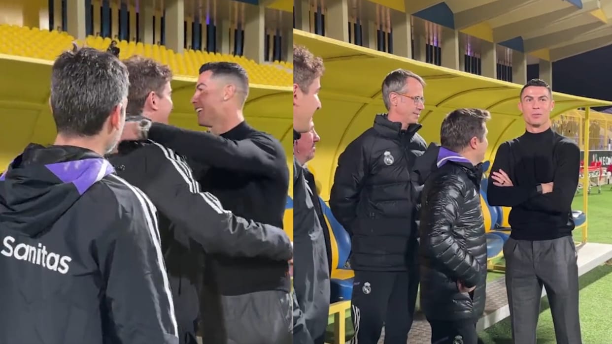 Ronaldo reunited with Real Madrid Players, club shares video on social media