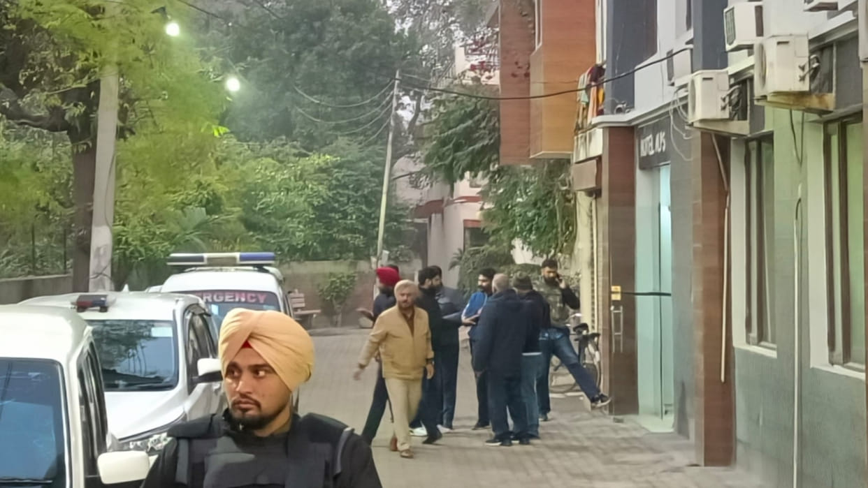 Punjab: Encounter of gangster Jora in Zirakpur, Injured