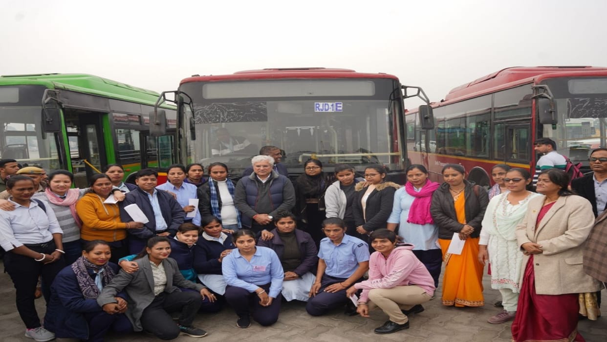 Women will now drive Delhi Transport Corporation DTC buses in delhi